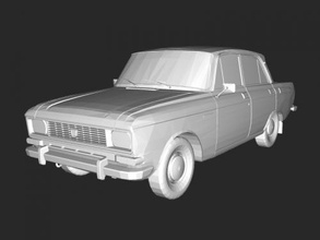 moskvich 2140 toys machinery 3d print model - Mito3D