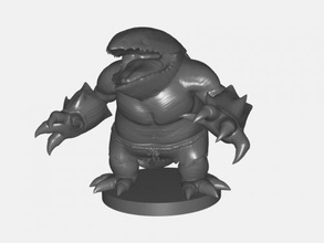 monster statuette free 3d model - download stl file Toys Cartoons 3d print model - Mito3D