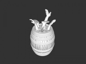 barrel body parts free 3d model - download stl file Art Sculpture