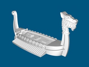 rowboat toys machinery 3d print model - Mito3D