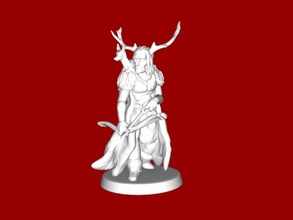 druide archer jouets jeux 3d print model - Mito3D
