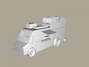 Gıda kamyon Bedava 3d model indir stl dosya oyuncaklar makine 3d print model - Mito3D