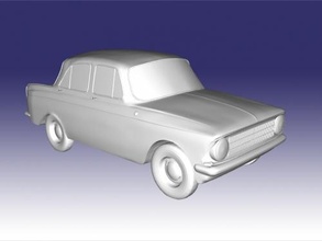 moskvich-408 free 3d model - download stl file Toys Machinery 3d print model - Mito3D