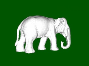 realistico elefante gratuito 3d modello Scarica stl file giocattoli animali 3d print model - Mito3D