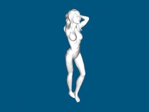 girl pushing abs toys people 3d print model - Mito3D