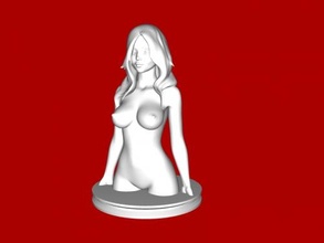 büst güzellik Bedava 3d model indir stl dosya Sanat heykel 3d print model - Mito3D