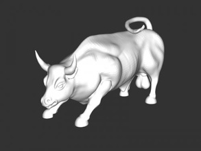 bull big balls free 3d model - download stl file Toys Animals 3d print model - Mito3D