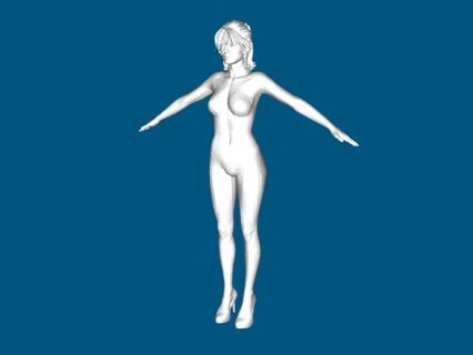 estatueta mulher 3d print model - Mito3D
