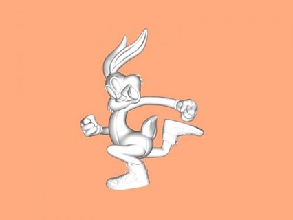 bugs bunny 3d print model - Mito3D