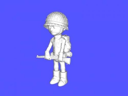 Soldat 3d print model - Mito3D