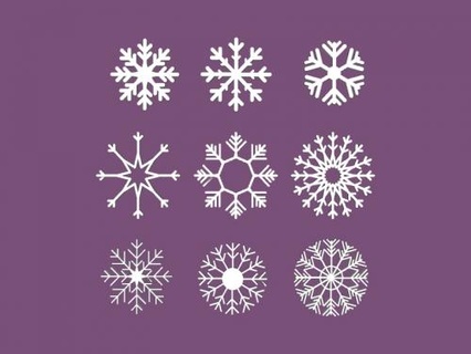snowflakes 3d print model - Mito3D
