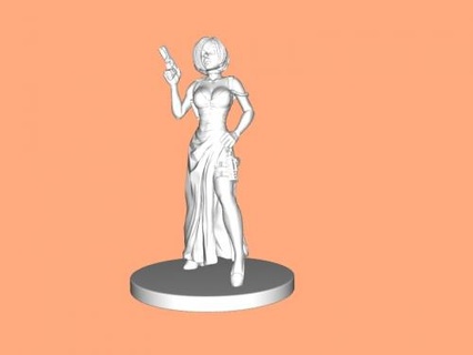 ada wong figurine 3d print model - Mito3D