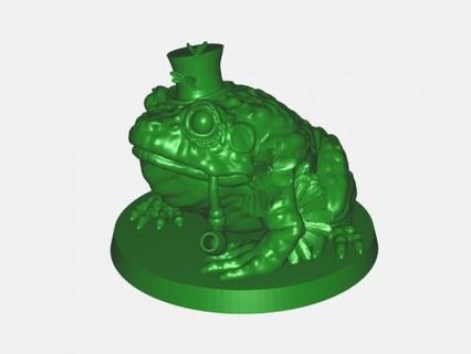 cool frog 3d print model - Mito3D