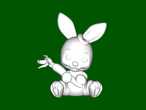 gracioso conejo juguetes animales 3D print model - Mito3D