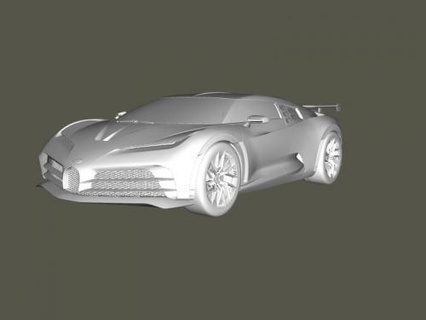 bugatti centodieci obj 3d print model - Mito3D