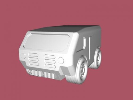 ciencia fi vehículo 3d print model - Mito3D