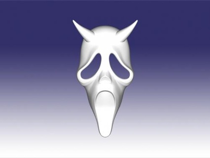 hurlant masque 3d print model - Mito3D