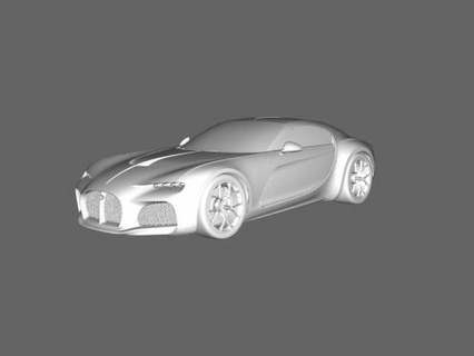 Bugatti Atlantik obj 3d print model - Mito3D
