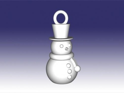 pupazzo neve Natale giocattolo 3d print model - Mito3D