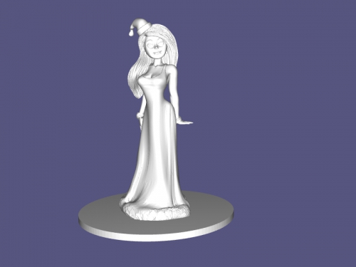 kim xmas 3D print model - Mito3D