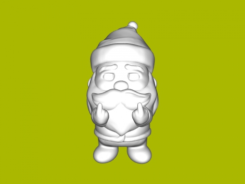 bad santa 3D print model - Mito3D