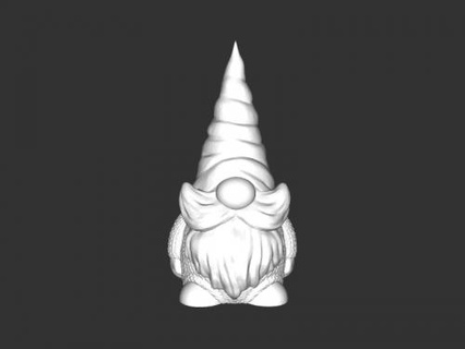gnome in chapeau jouets dessins animés 3d print model - Mito3D