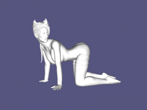 slutty queen 3D print model - Mito3D