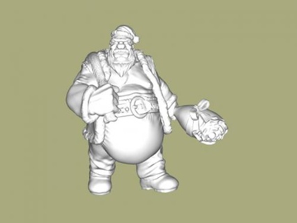 Père Noël ogre 3d print model - Mito3D
