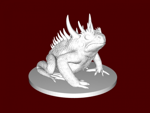 demonic toad 3D print model - Mito3D