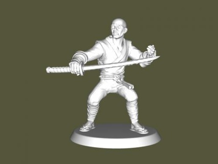 Maître ninja 3d print model - Mito3D
