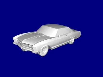 Buick Riviera obj brinquedos maquinaria 3d print model - Mito3D