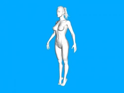 donna anatomia obj giocattoli 3d print model - Mito3D