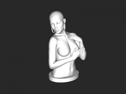 africano niña juguetes personas 3d print model - Mito3D