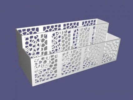 semplice organizzatore casa Accessori 3d print model - Mito3D