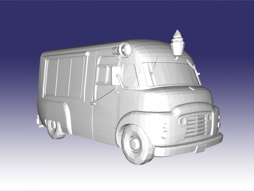 buz krem araba oyuncaklar makine 3D print model - Mito3D