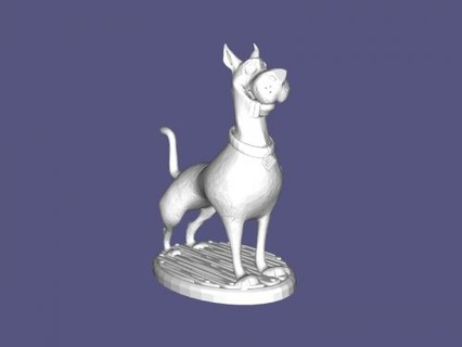 Scooby Doo figurina giocattoli cartoni animati 3d print model - Mito3D