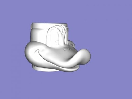 daffy duck mug Home Kitchen 3d print model - Mito3D