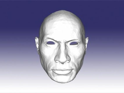 dwayne johnson mask Fashion Accessories 3d print model - Mito3D