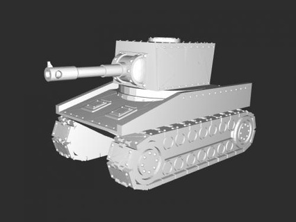 huge tank Toys Machinery 3d print model - Mito3D