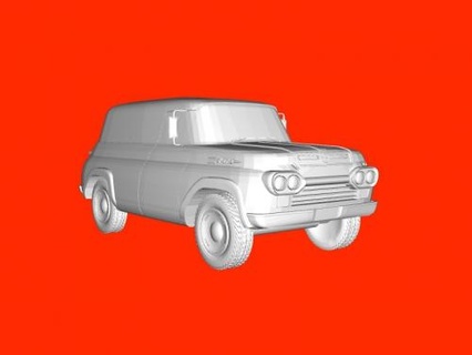 1957 Ford panel oyuncaklar makine 3d print model - Mito3D
