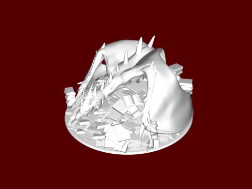 hiver Wyvern jouets Jeux 3D print model - Mito3D