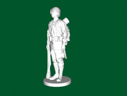 Soviético soldado juguetes personas 3d print model - Mito3D