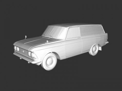 moskvich 434 Toys Machinery 3d print model - Mito3D