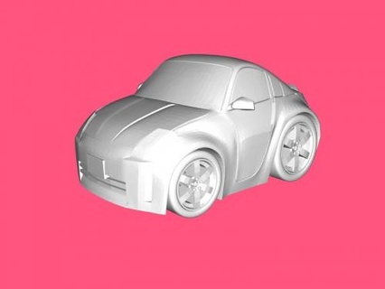 nissan z33 deformed Toys Machinery 3d print model - Mito3D