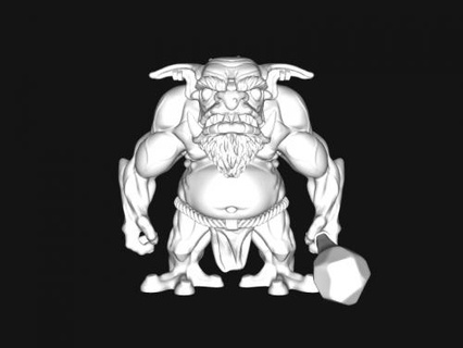 angry ogre Toys Cartoons 3d print model - Mito3D