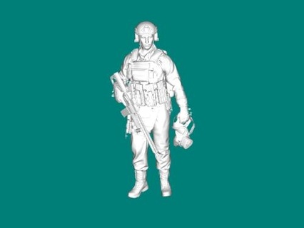 modern soldier Toys People 3d print model - Mito3D