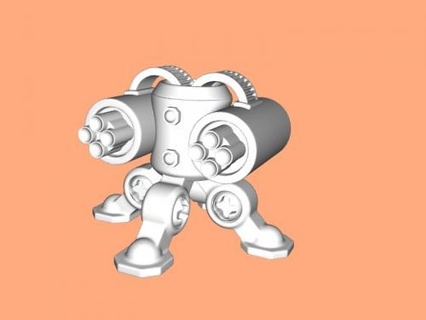 turret Toys Machinery 3d print model - Mito3D