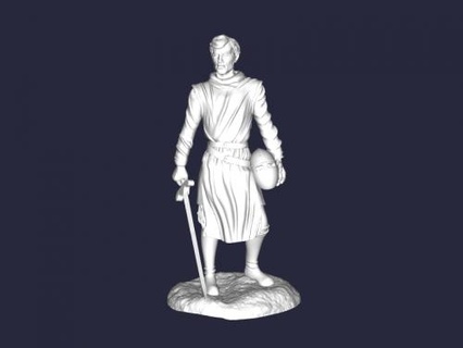 cavaliere battaglia giocattoli 3d print model - Mito3D