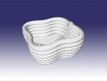 rope bowl  Home Kitchen  3d print model - Mito3D