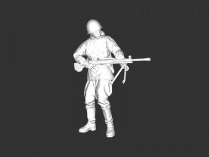 soldado dp28 juguetes personas 3d print model - Mito3D